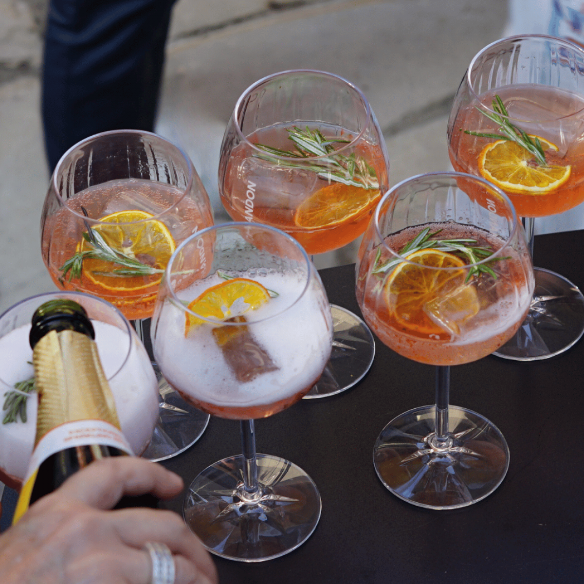 Champagne Nantes Moët et Chandon