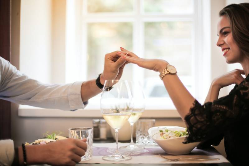 diner en amoureux et romatique nantes